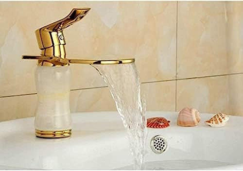 Mélangeur de lavabo en laiton doré pour remplacer un robinet usé et terne - 7