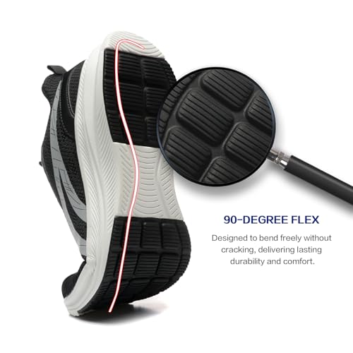 BOGOVER Men's Running Shoes, Lightweight Breathable Walking Shoes Non Slip Tennis Shoes Movepropel Athletic Fashion Sneakers4