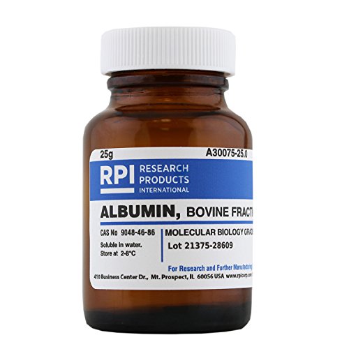 Albumin, Bovine Fraction V [BSA], 25 Grams
