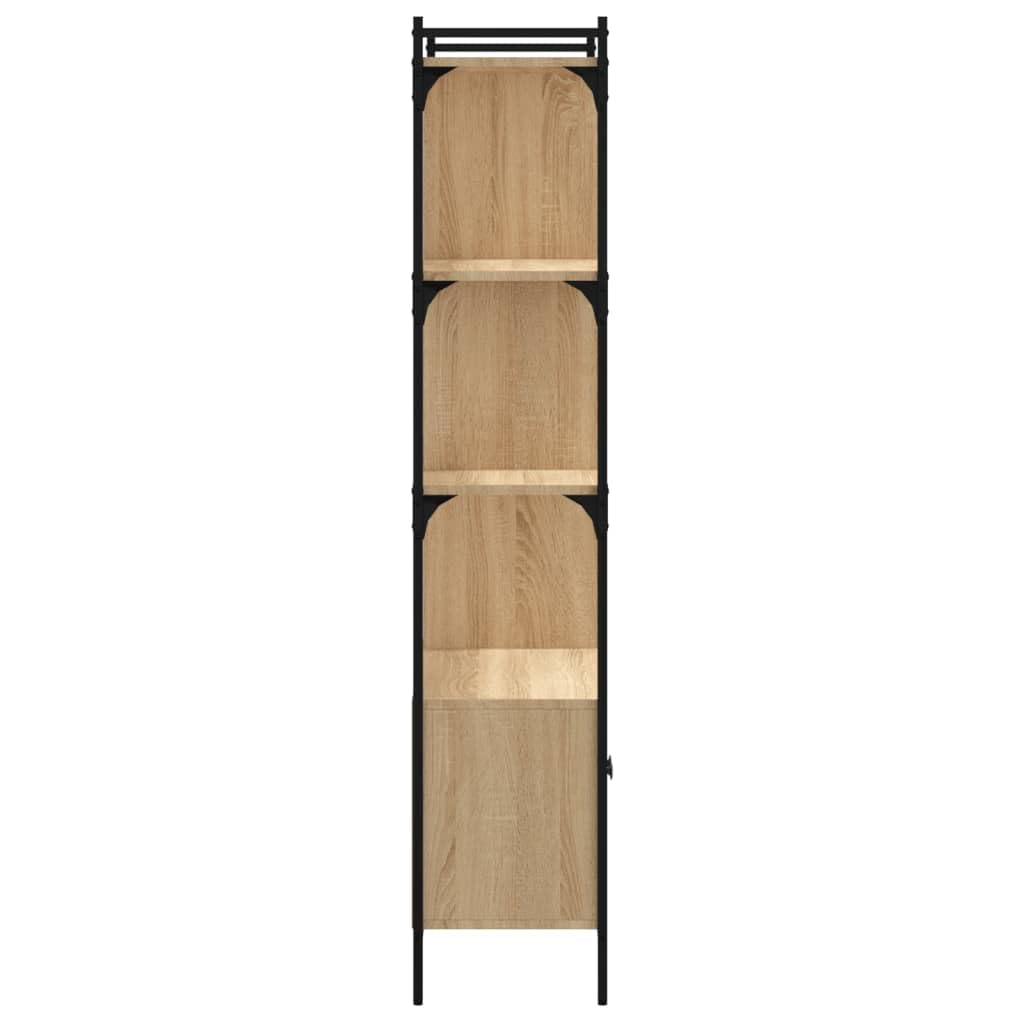 Libreria con ante in rovere Sonoma 76,5 x 30 x 154,5 cm