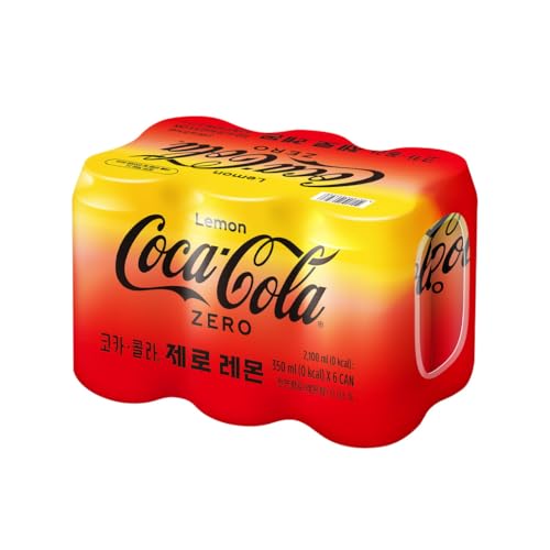 Coca-Cola Zero Sugar Lemon Flavour Soft Drink 350ml (Pack of 6)
