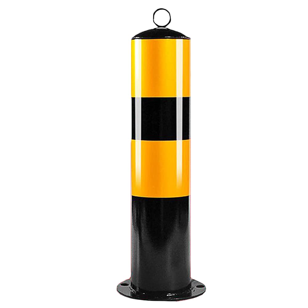 AYCDL Delineator Post Cones,Fixed Bollard Security Driveway Post,with Reflective Parking Barriers Easy Installation Sturdy and