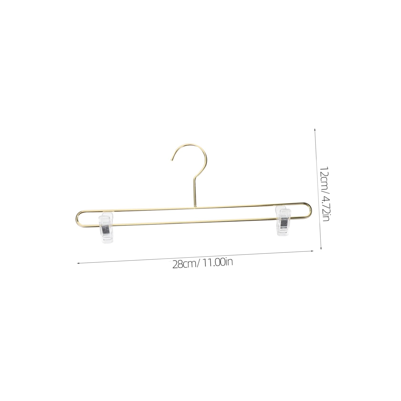 SOLUSTRE 5pcs Boys and Girls Jeans Hangers Clip Hangers for Children's Clothes Space-Saving Anti-Skid