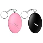 Personal Safety Alarm for Women, 140dB Travel Safe Waterproof Self Defense Keychain, Personal Alarm Loud Siren Safety Keychain for Girls Kids Elderly - 2 Pack