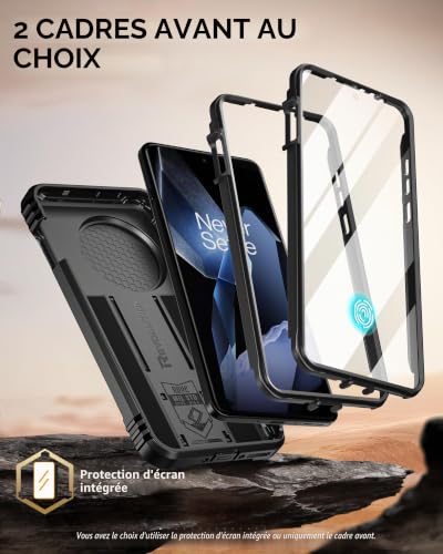 Coque OnePlus 13 5G avec protection intégrale d'écran tactile - 5