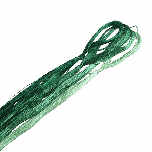 Image of 4 Skeins Mulberry Silk Floss Embroidery Thread Floss-Cross Stitch Threads China Silk Woven Jewelry Threads DIY Sewing Kits (03)