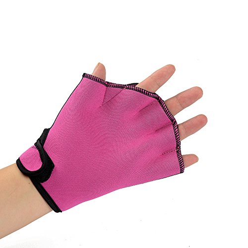Easyinsmile Aqua Fit Swim Training Gloves Aquatic Gloves for Helping Upper Body Resistance