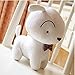 fangzhuo Peluche Jouet 1 Pièces 30 Cm = 11.8 Shin Chan Petit Chien Blanc en Peluche Poupée Japonaise Anime Shin-Chan Chien pour Enfants Cadeau