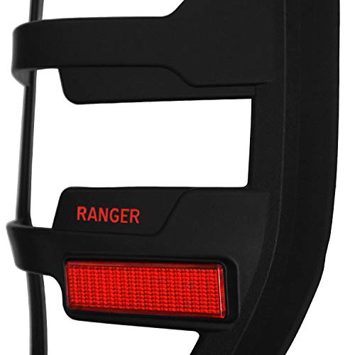 DOOd Exterior auto Vehicle Accessories Rear Trim Lights Covers headlamp Cover Tail Lights Covers fit for Ford Ranger T7 T8 XL XLS XLT wildtrak 2018-2020 Pickup car Parts