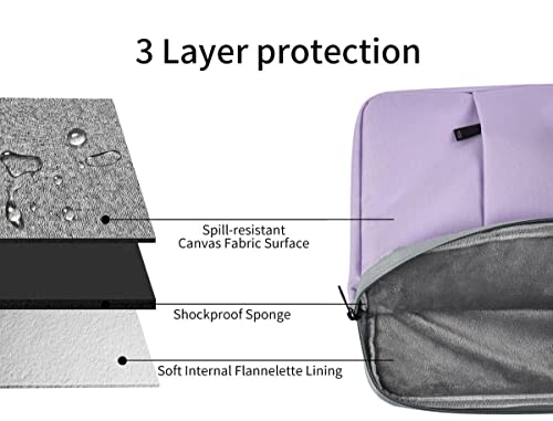 14 Inch Laptop Case Sleeve Computer Bag For Hp Dell Lenovo Asus Acer Chromebook 14,Hp Chromebook X360 14,Dell Insprion 14,Lenovo Flex 5/Yoga 7I 9I,Acer Swift 3,Asus Vivobook 14 Waterproof Bag(Purple) #TOP3
