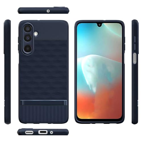 Image of Shockproof Case for Samsung Galaxy M16 5G / F16 5G | Full Camera Protection | TPU Flexible Back Cover for Samsung Galaxy M16 5G / F16 5G (Steel Blue)