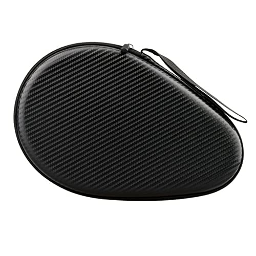 Lioaeust Funda de ping pong, bolsa de tenis de mesa, bolsa de pala EVA, bolsa de tenis de mesa impermeable con capacidad para 2 palas y múltiples pelotas de ping pong
