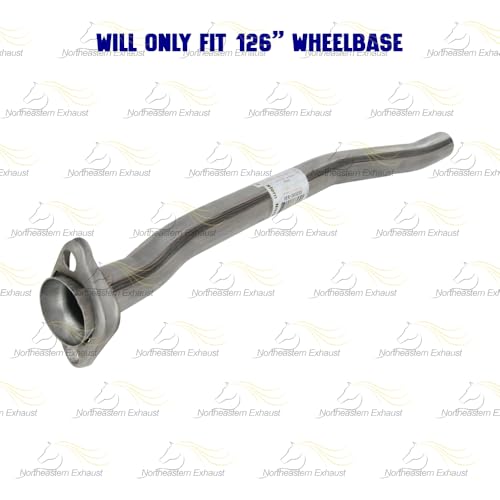 Image of Exhaust Intermediate Pipe Compatible for 1998-2000 Ford Ranger 3.0L | 1998-2000 Ford Ranger 4.0L | Stainless Steel | Northeastern Exhaust | Includes Clamp, Gasket, and Spring Bolts | Direct-Fit