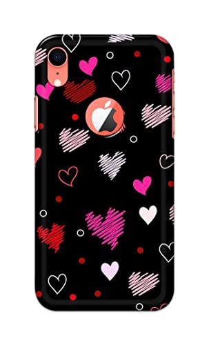 Image of PRINTFIDAA Vibrations of Love Hard Back Cover for Apple iPhone XR Logo (6.1 inch), A2105, A1984, A2107, A2108 Back Cover -(P6) KAT1009
