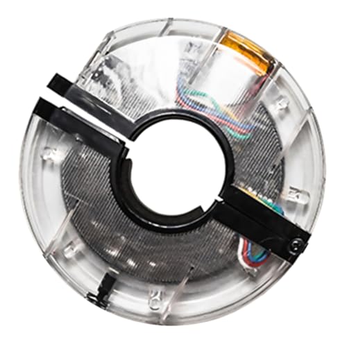 HEMOTON 1Pc LED Bike Wheel Light USB Rechargeable Cycling Hub Lamp Color Options Easy Installation Safety Warning Light for Bicycle Spokes