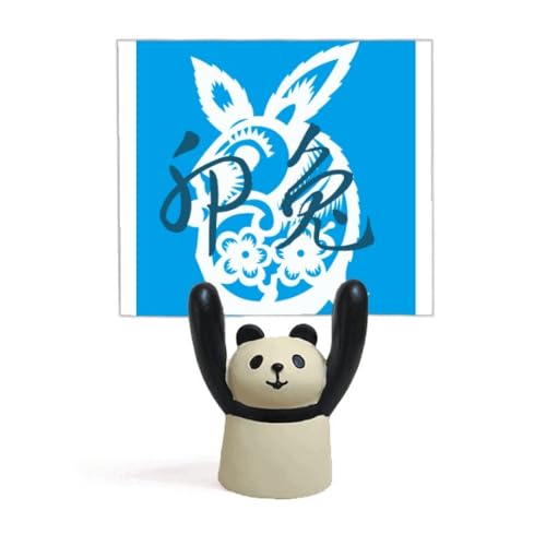Idée cadeau idéale : le support mémo lapin du zodiaque et panda mignon