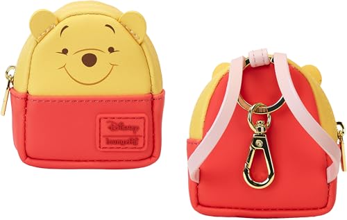 Mini sac à dos porte-clés Loungefly Winnie l'ourson multicolore style cosplay rigide