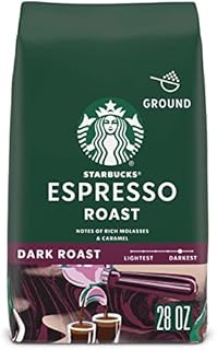Starbucks Ground Coffee—Dark Roast Coffee—Espresso Roast—100% Arabica—1 bag (28 oz)