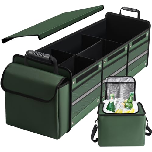 Best Car Trunk Organizer for Road Trips: Top Picks for Ultimate Convenience Car Trunk Organizer,115L Heavy Duty Collapsible Trunk Storage, with Insulated ...