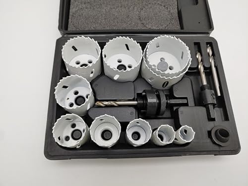 Set de 14 brocas bimetálicas 3/4" a 2 1/2" miniatura 3