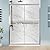 DELAVIN 60" W x 75" H Semi-Frameless Double Sliding Shower Door, Shower Glass Door with SGCC Clear Tempered Glass, Water Repellent Sliding Shower Door with Magnetic Seal Strip
