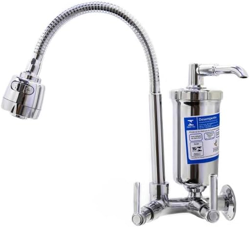 Torneira Com Filtro Cozinha Parede Gourmet 1/4 De Volta INMETRO Refil ...