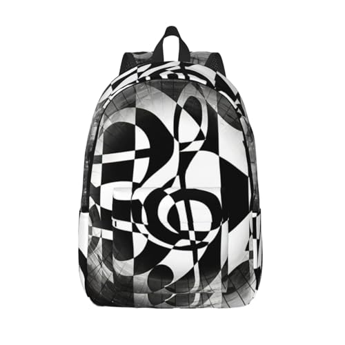Sac à dos de voyage à motif de musique pour transporter votre ordinateur