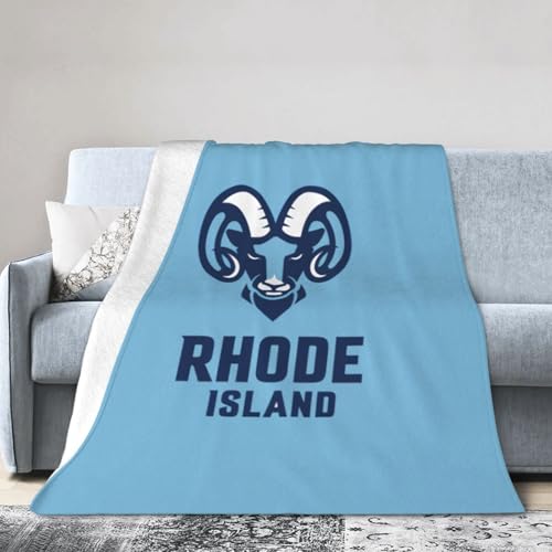 Uri University of Rhode Island Rams Ultra-Soft Micro Fleece Blanket Soft Comfortable Flannel Blanket Available for Bed Couch Living Room