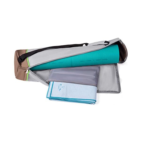 Heathyoga-Yoga-Mat-Bag-Full-Zip-Exercise-Yoga-Mat-Carry-Bag-Multi-Functional-InnerOuter-Storage-Pockets-Adjustable-Shoulder-Strap-28-X-7-Yoga-Bag-Fits-Most-Yoga-Mat-Sizes Heathyoga Yoga Mat Bag Full-Zip Exercise Yoga Mat Carry Bag - Multi-Functional Inner/Outer Storage Pockets & Adjustable Shoulder Strap - 28” X 7” Yoga Bag Fits Most Yoga Mat Sizes