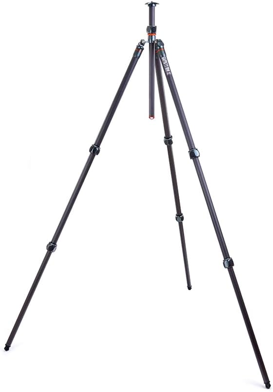 3 Legged Thing Pro Range 2.0 Winston 2.0 Carbon Fibre Tripod System - Adjustable Camera Tripod with 3 Counterfold Detachable Legs for Monopod Conversion - Metallic Slate Grey (WINSTONGREY2)