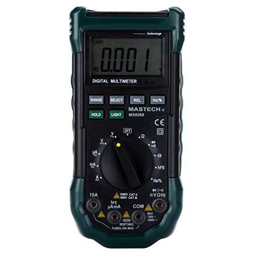 Mastech MS8268 Digital Multimeter Sound&Light Alarm Capacitance Frequency Meter
