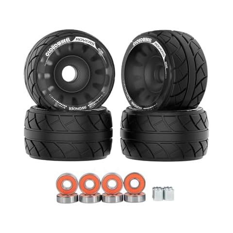 Maxfind Electric Skateboard All Terrain Off Road Cloudwheel Rovers 110R Wheels Belt Motors (Black) Cover