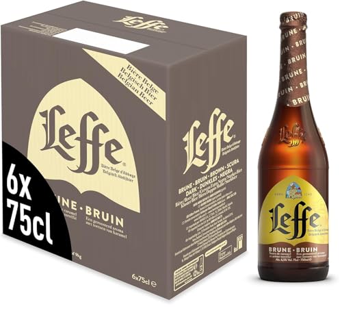 Leffe Brune Belgian Abbey Beer Large Bottle 6 x 750 ml
