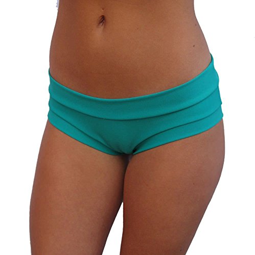 Delicate Illusions High Performance Yoga Pole Fitness Booty Shorts XS (0-1) Green