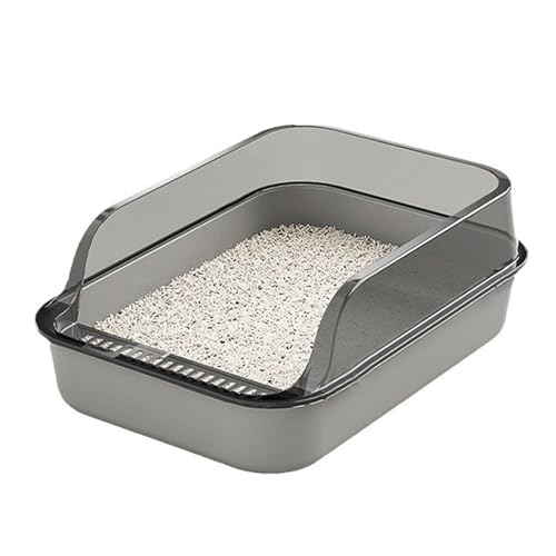 Arenero para gato extra grande con bordes altos miniatura 5