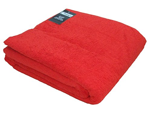 The House Of Emily Massive/Huge/Extra Large 100% Turkish Cotton Bath Sheet/Beach Towel - 60 x 80 Inch - Fiery Red