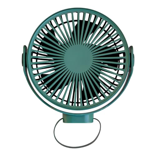 Rudiaoa Ventilador portátil de 4 engranajes alimentado por USB para tienda de campaña, hogar, oficina, coche, tiendas de campaña para coches, ramas