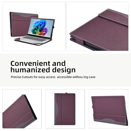 Funda para portátil HP OmniBook 7 17" Next Gen AI PU Cuero miniatura 3