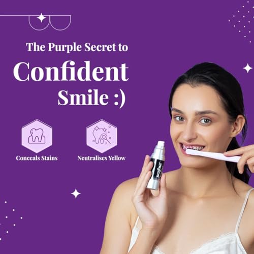Image of Perfora Teeth Whitening Premium Pack Tooth Paste | 24K Gold Gel Whitening Toothpaste & Purple Magic Whitening Serum | With Gold Infused Whitening Formula & v34 Colour Corrector for Teeth | Pack Of 2