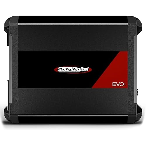 SounDigital EVOX2 1600.1-2 Ohm Monoblock 1600W RMS Bridged Power Car Amplifier