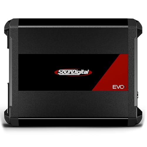 SounDigital EVOX2 1600.1-1 Ohm Monoblock 1600W RMS Bridged Power Car Amplifier