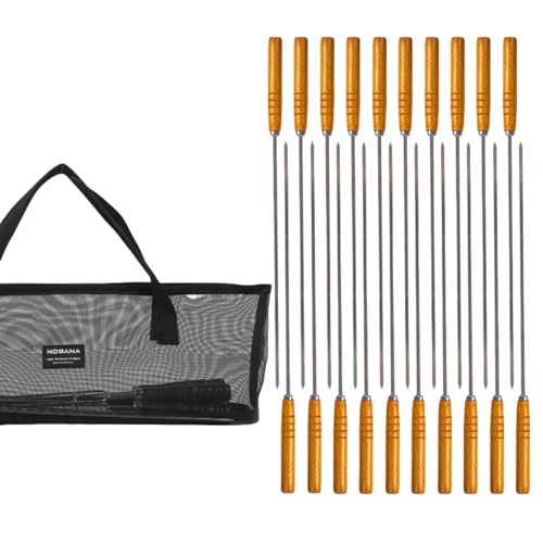 Portable Camping Kitchen Utensil Set, 20pcs Wooden Cookware Kit, Stainless