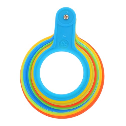 GALPADA Fruit Diameter Measuring Ruler Plastic Gauge Ring Sizer Tool for Farmer Gauge Vegetable Measuring Ring