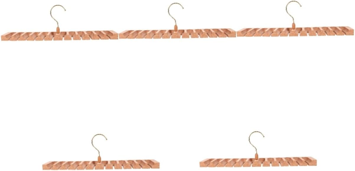 5pcs Belt Organizer for Closet Multi-Function Tie Hanger Storage Cubes Scarf Hanger