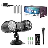 LanAqua Galaxy Light Projector, Christmas Halloween Projector Lights Outdoor, Star Projector for Ceiling for Adults with Remote & Time, HD 3D Ocean Wave and Patterns,3 in 1 Night Light Projector
