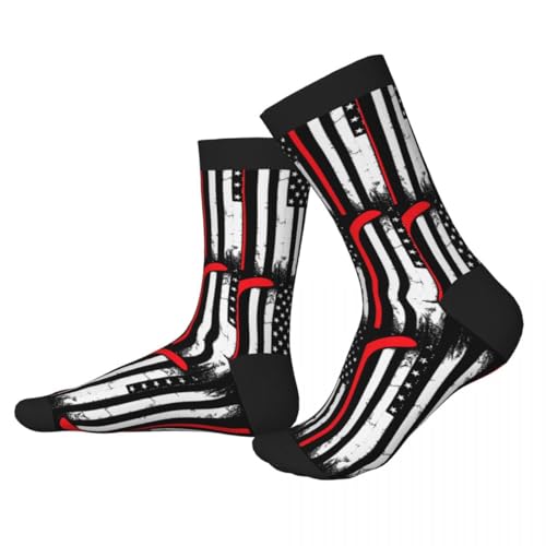 Image of Men Women Casual Cool Cute Crazy Funny Athletic Sport Novelty Graphic Crew Socks