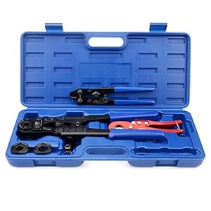 IWISS PEX Crimpzange Set mit Gauge