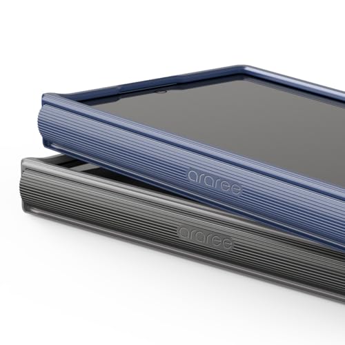 araree Aero Flex M Case for Samsung Galaxy Z Fold 7, MagSafe Compatible, Supports Accessories, Thin & Lightweight, Hinge Protection, Anti-Fingerprint Hard Cover (Gray, Samsung Galaxy Z Fold 7) by araree - Used condition - Image 3