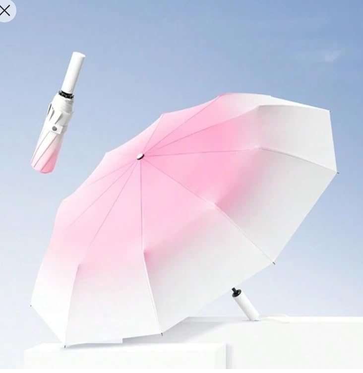 Image of HomeCloud Magic Umbrella Windproof, Sunproof & Rainproof with Sturdy Steel Shaft & Wrist Straps | Secret Blossoms Occur with Water Magic Print | Easy to Hold & Carry | Umbrella for Women, Men & Kids