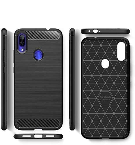 Image of Hybrid Carbon Fiber Back Case for Mi Redmi Note 7 /Note 7 Pro /Note 7s (Black)